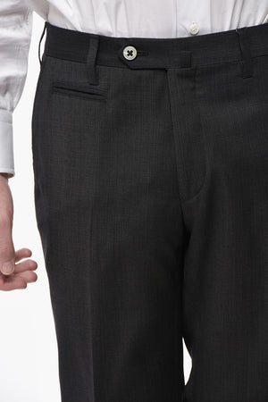 Textured Virgin Wool Trousers