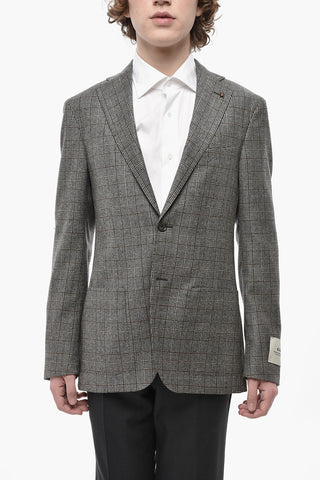 CC Collection Blazer REFINED aus Schurwolle mit Glen-Plaid-Muster