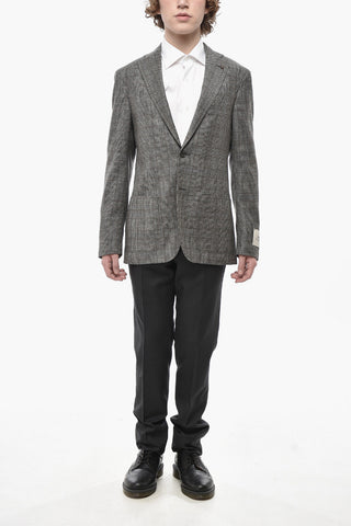 CC Collection Blazer REFINED aus Schurwolle mit Glen-Plaid-Muster