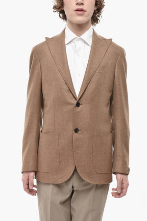 Cashmere-Blend Blazer SARTORIA LIGHT with Peak Lapel