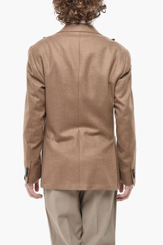 Cashmere-Blend Blazer SARTORIA LIGHT with Peak Lapel