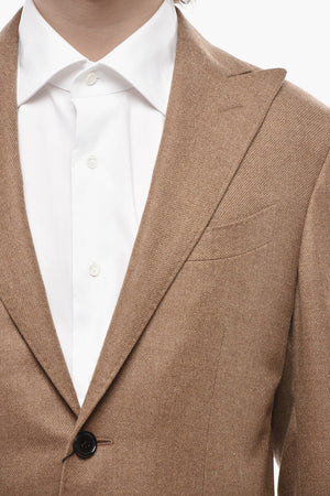 Cashmere-Blend Blazer SARTORIA LIGHT with Peak Lapel