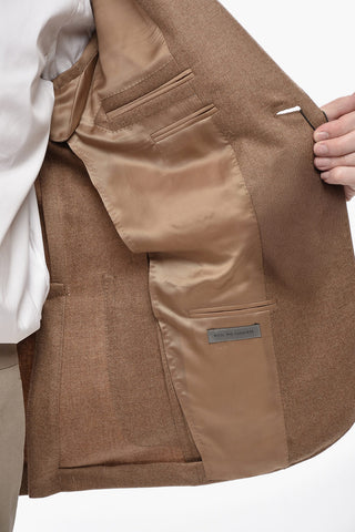 Cashmere-Blend Blazer SARTORIA LIGHT with Peak Lapel