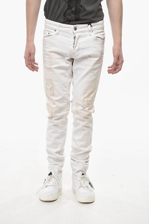 Stretch-Denim Jeans SKATER Vintage Effect 14cm