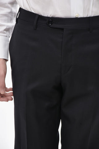 Dreiteiliger Anzug mit Satin-Schalkragen