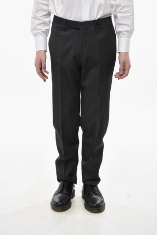 Fresco Wool Trousers with Belt Loops