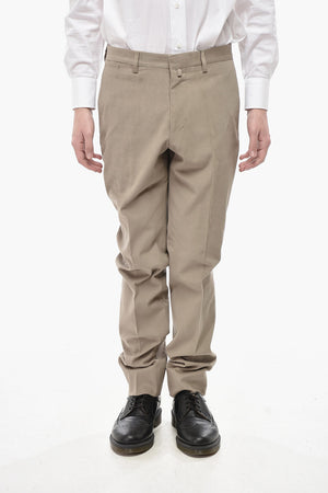 CIRCLE Cotton-Blend Twill Chino Trousers