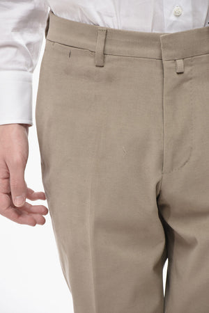 CIRCLE Cotton-Blend Twill Chino Trousers