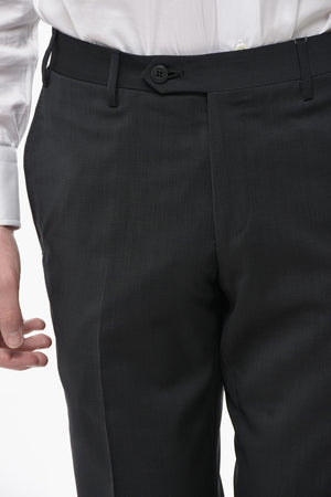 Pin-Check Virgin Wool Trousers ACADEMY
