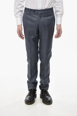 4-Pocket Silk-Blend Trousers with Belt Loops