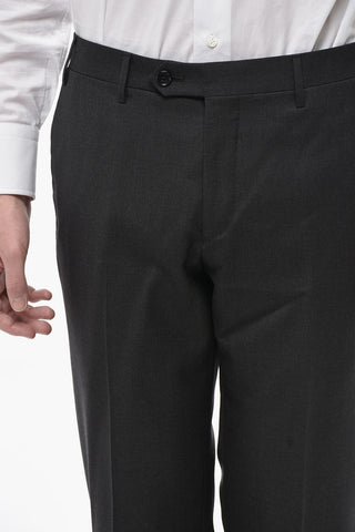 Pantaloni in Lana Vergine ACADEMY con Chiusura a Scomparsa