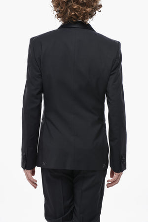 CODE 3-Piece Virgin Wool Suit with Shawl Lapel