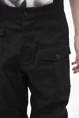 Cargo-Hose aus Stretch-Baumwolle mit Gürtelschlaufen