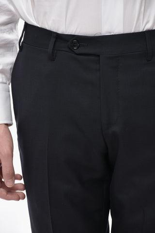 Hose aus Schurwolle mit vier Taschen