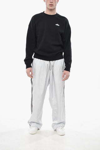 Cotton Fleece Crewneck Sweatshirt CROWN LOGO