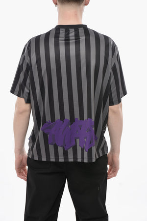 T-Shirt Active a Righe Bicolore