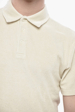 Frottee-Baumwoll-Polo SMITH Mit 3 Knöpfen