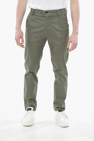ANTONIA Pantaloni Chino EDOARDO in Cotone Stretch a Gamba Dritta