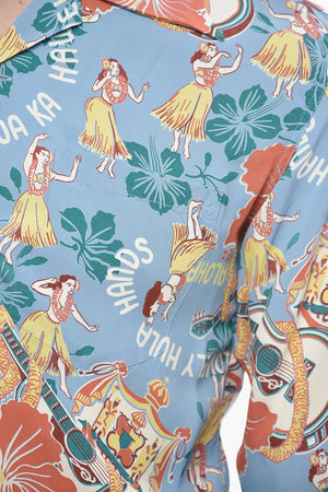 Floral Printed HAWAII Shirt