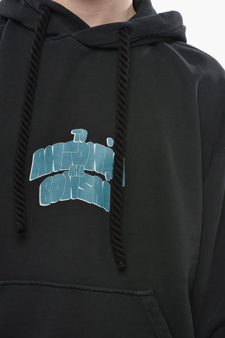 ANTONIA Hoodie aus angerauter Baumwolle mit Kordelzug