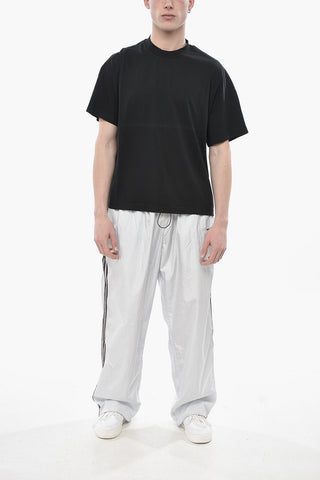 ANTONIA Rundhals-T-Shirt in Uni mit Kontrastdruck