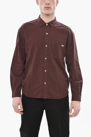 Herringbone-Pattern Shirt MITCHELL with Pocket