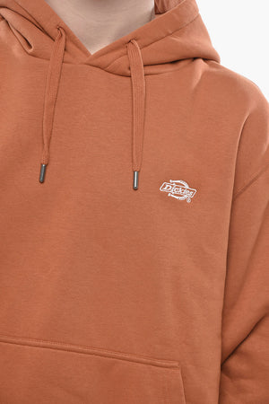 기모 코튼 블렌드 후디 자수 로고