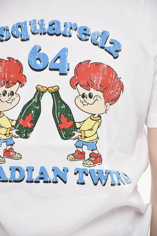 T-Shirt mit Rundhals COOL FIT, bedruckt