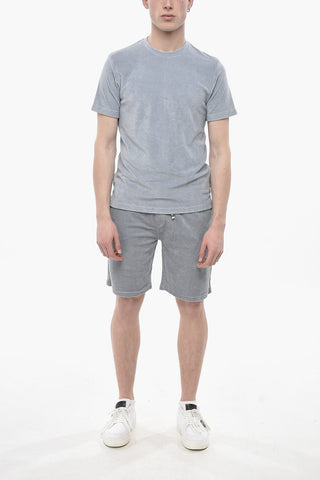 Frottee-Baumwoll-T-Shirt LEWIS Einfarbig