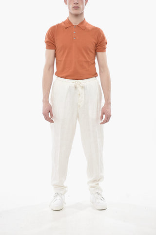 Linen Trousers MATTIA, Solid