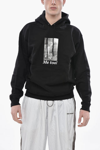 Cotton Fleece Hooded Sweatshirt ME TOO!