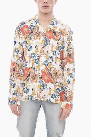 Floral Printed HAWAII Shirt