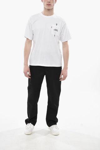 UNDERCOVER JUN TAKAHASHI T-Shirt Girocollo Stampata con Taschino