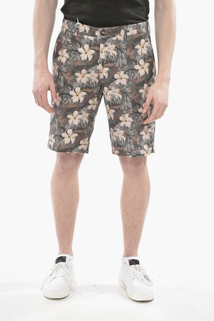 Shorts MILANO Mit Blumen- Und Camouflage-Muster