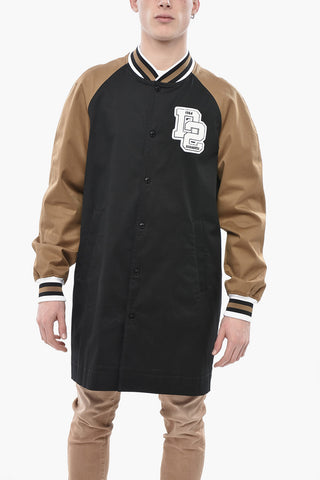 Stretch Cotton Varsity Coat