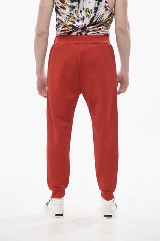 Technical Fabric Joggers with Contrast Side Stripe