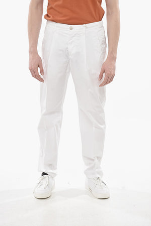 Pantaloni BOWERY in Cotone Stretch a 1 Pince
