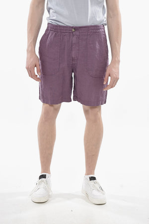 Shorts FATIGUE aus Leinen mit 4 Taschen