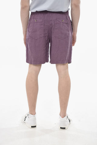 Shorts FATIGUE In Lino con 4 Tasche
