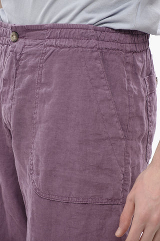 Shorts FATIGUE In Lino con 4 Tasche