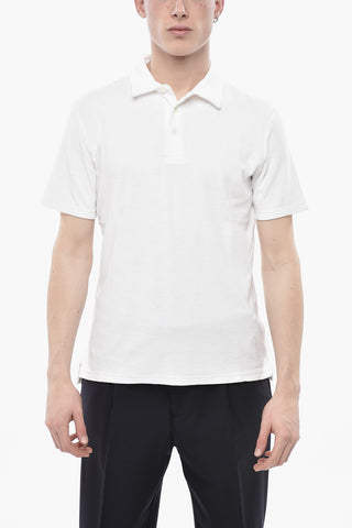 Baumwoll-Frottee-Polo SMITH Mit 3 Knöpfen