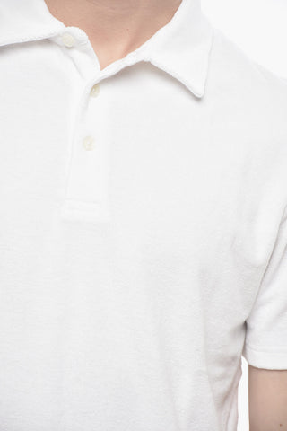 Baumwoll-Frottee-Polo SMITH Mit 3 Knöpfen