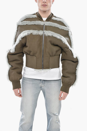 PORTERVILLE Leather Shearling Bomber
