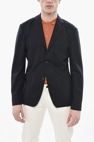 Ungefütterter einreihiger Wollblazer ASTORE