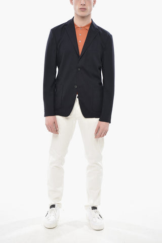 Ungefütterter einreihiger Wollblazer ASTORE