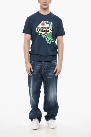 Crew Neck T-Shirt COOL FIT Printed