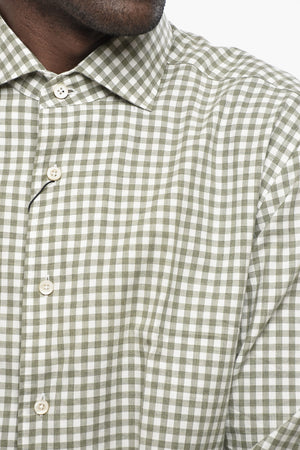 ID Vichy Check Shirt With French Collar
