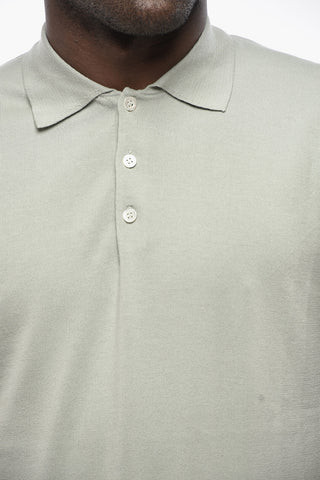 3-Knopf-Uni-Poloshirt aus Baumwolle