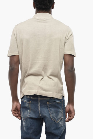 Polo in Cotone Leggero a Tinta Unita