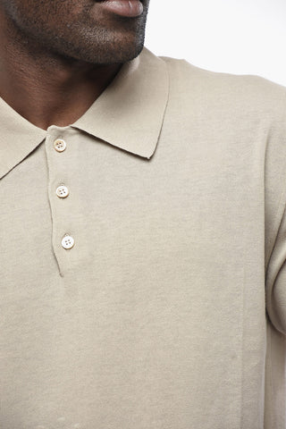 Polo in Cotone Leggero a Tinta Unita